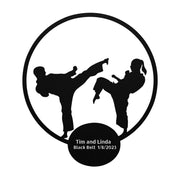 Custom Metal Sign-Karate teelaunch