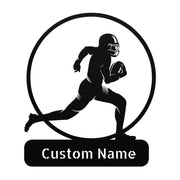 Custom Metal Sign-Football teelaunch